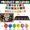 Day of The Dead Decorations Includes 3 Dia de Los Muertos Banner,(Black Red Pink)